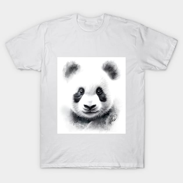 Panda T-Shirt by BYCOLERO